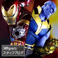 Special Site [S.H.Figuarts Staff Blog ] 6/16 Clash in Stores! [IRONMAN Mk-5 0 ] "Thanos" Filming Review