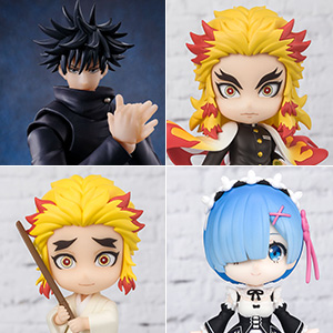 TOPICS [Released on January 15th in Retail Stores]  A total of new five items: KYOJURO RENGOKU, SENJURO RENGOKU, REM, RAM, and MEGUMI FUSHIGURO, are now on sale!