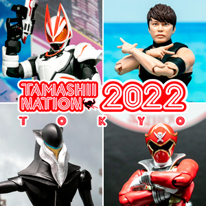 TAMASHII NATION 2022 Event Gallery Now Open! The 1st floor is TAMASHII CORE: Tokusatsu, T.M.Revolution, and IDOLM@STER!