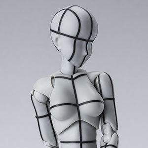 SHFiguarts Body-chan -Wire Frame- (Gray Color Ver.)