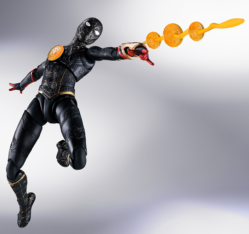 S.H.Figuarts Figure Spider-Man [Black and gold suit] (SPIDER-MAN: No Way Home)