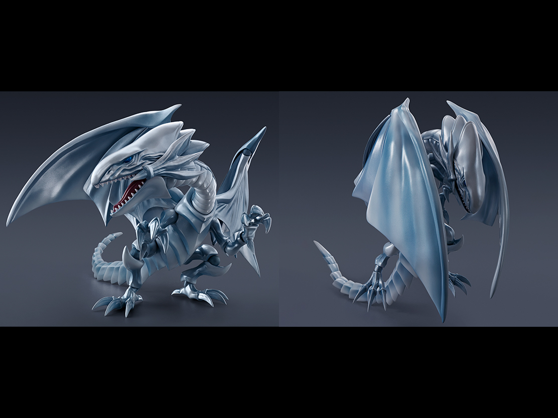 Yu-Gi-Oh Duel Monsters Figure S.H.MonsterArts Blue-Eyed White Dragon