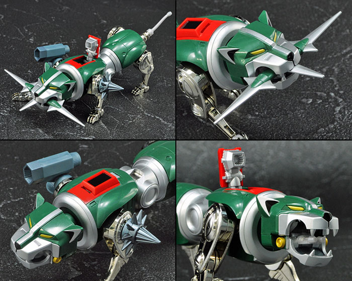 Green lion type robot to board the "cassiterite Hiroshi".